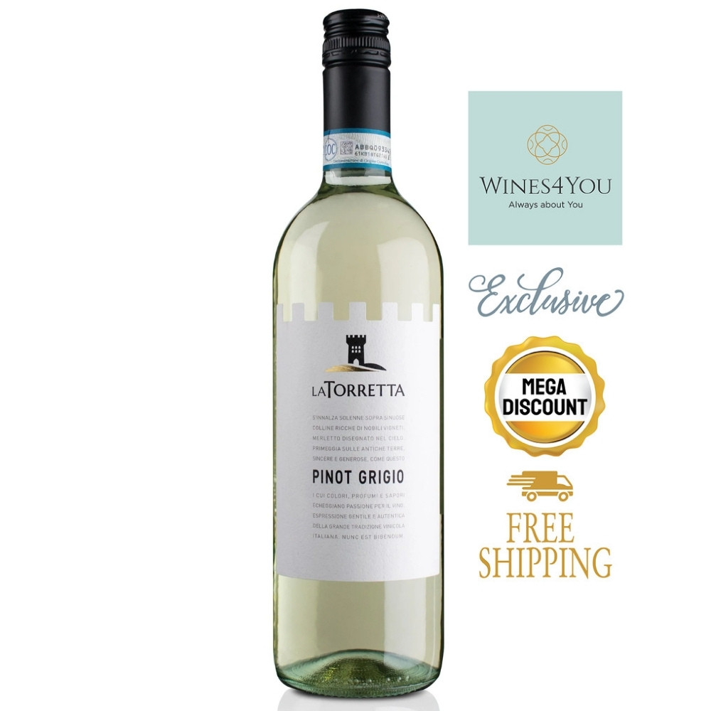 La Torretta Pinot Grigio DOC Delle Venezie Italy White Wine 2024